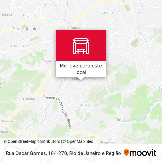 Rua Oscár Gomes, 184-270 mapa