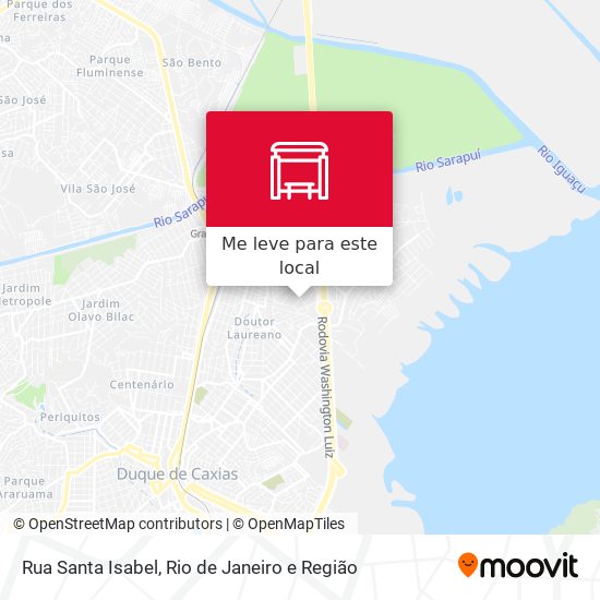 Rua Santa Isabel mapa
