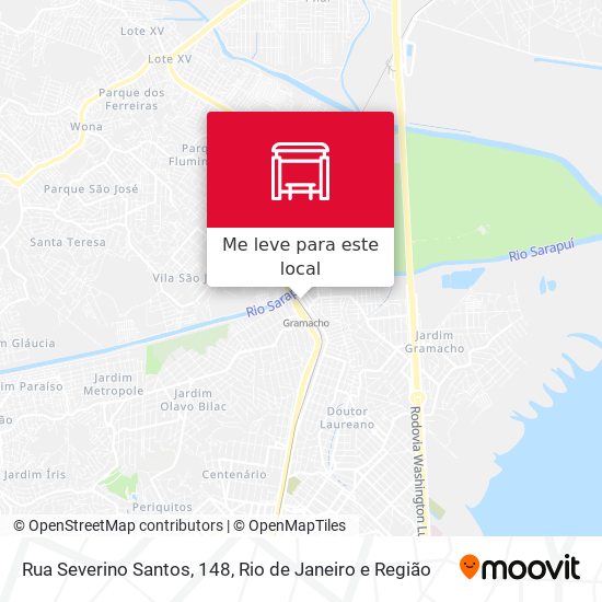 Rua Severino Santos, 148 mapa