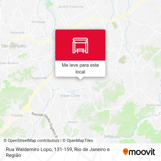 Rua Waldemiro Lopo, 131-159 mapa