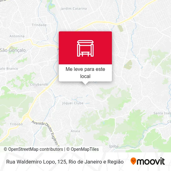 Rua Waldemiro Lopo, 125 mapa