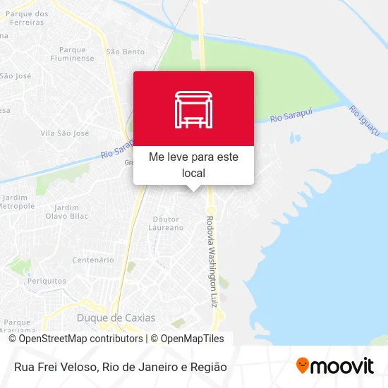 Rua Frei Veloso mapa