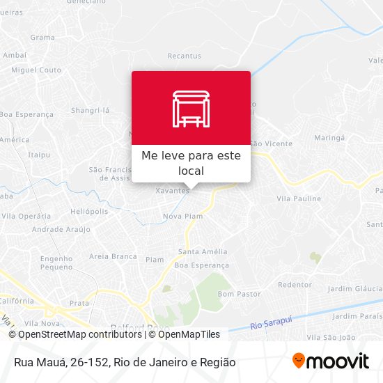 Rua Mauá, 26-152 mapa