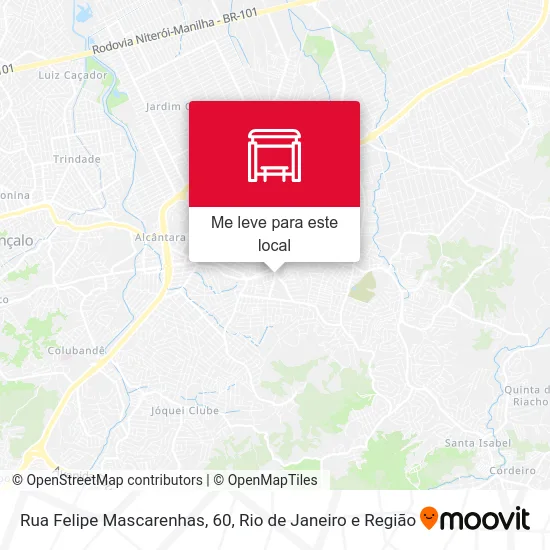 Rua Felipe Mascarenhas, 60 mapa