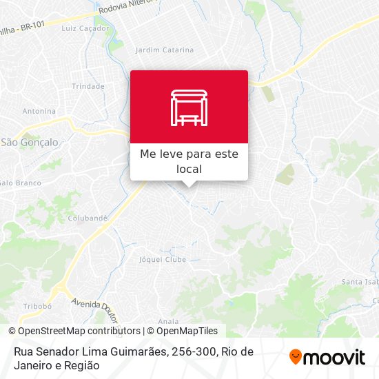 Rua Senador Lima Guimarães, 256-300 mapa