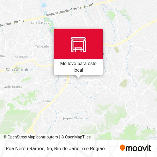 Rua Nereu Ramos, 66 mapa