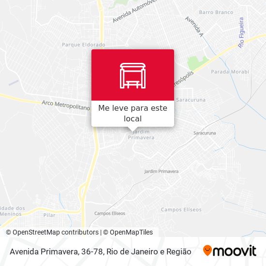 Avenida Primavera, 36-78 mapa