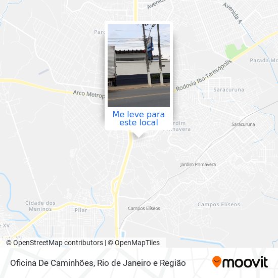 Oficina De Caminhões mapa