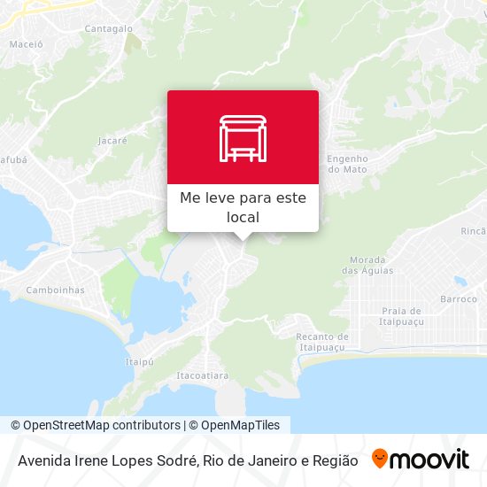 Avenida Irene Lopes Sodré mapa