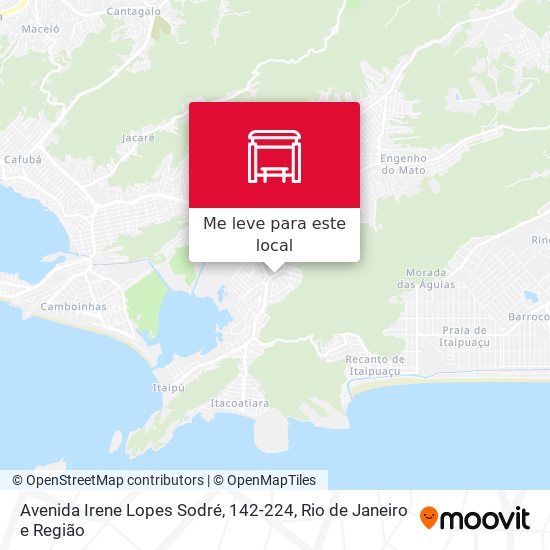 Avenida Irene Lopes Sodré, 142-224 mapa