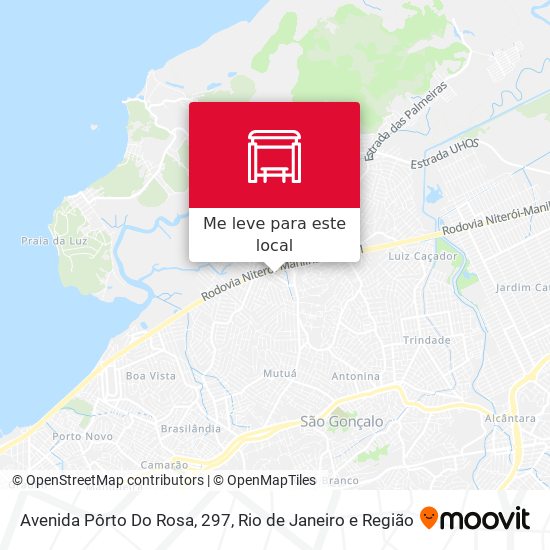 Avenida Pôrto Do Rosa, 297 mapa