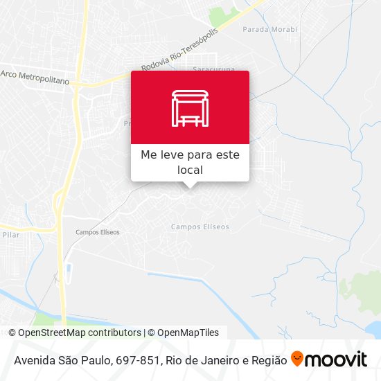 Avenida São Paulo, 697-851 mapa