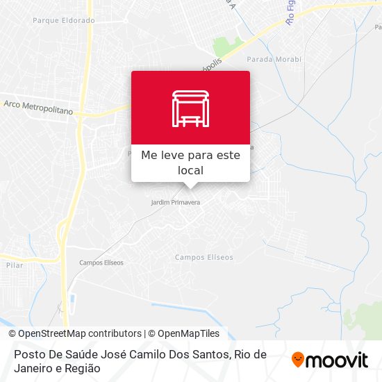 Posto De Saúde José Camilo Dos Santos mapa