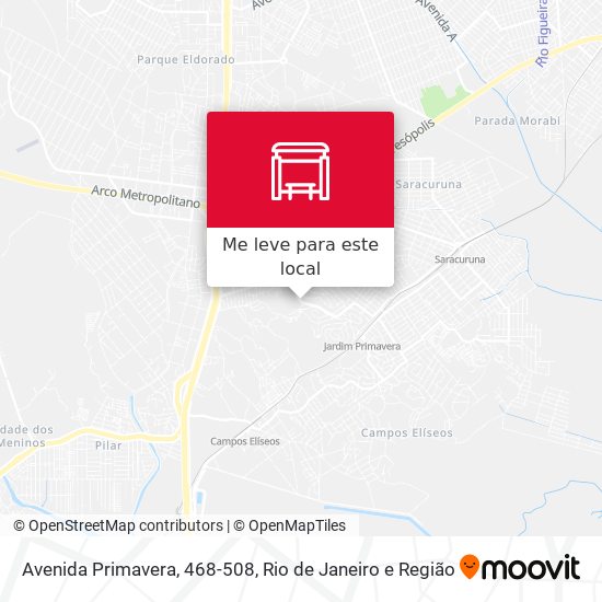 Avenida Primavera, 468-508 mapa