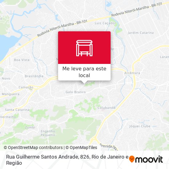 Rua Guilherme Santos Andrade, 826 mapa
