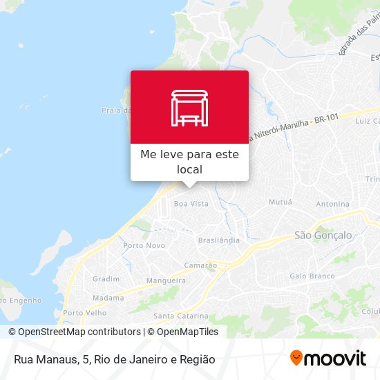 Rua Manaus, 5 mapa
