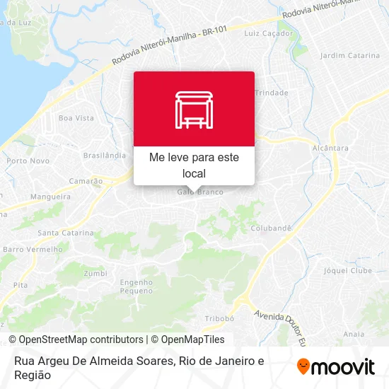 Rua Argeu De Almeida Soares mapa