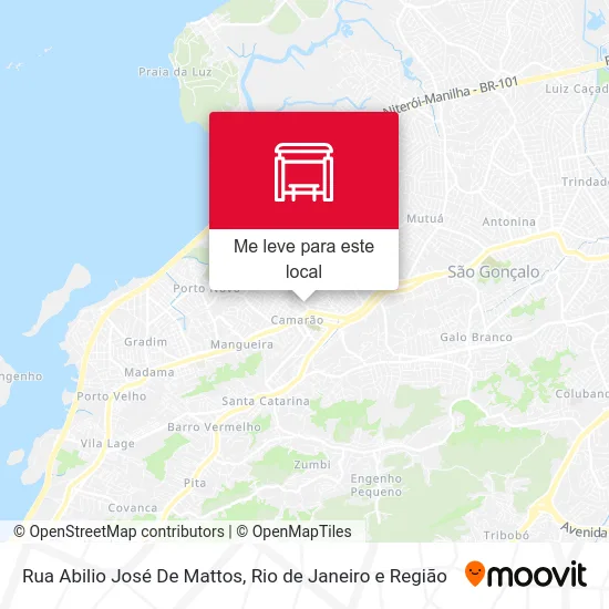 Rua Abilio José De Mattos mapa