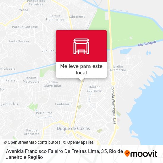 Avenida Francisco Faleiro De Freitas Lima, 35 mapa