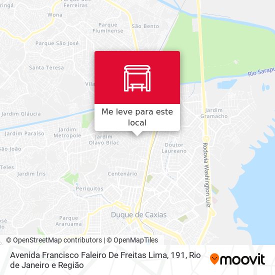 Avenida Francisco Faleiro De Freitas Lima, 191 mapa