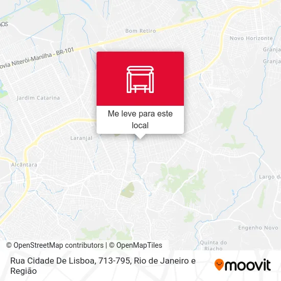 Rua Cidade De Lisboa, 713-795 mapa