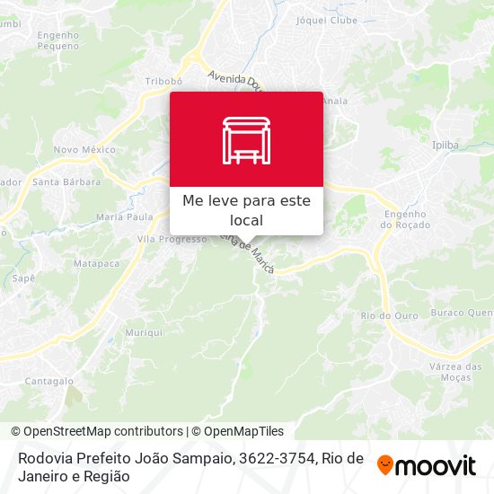 Rodovia Prefeito João Sampaio, 3622-3754 mapa