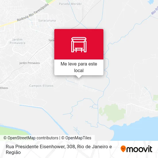 Rua Presidente Eisenhower, 308 mapa