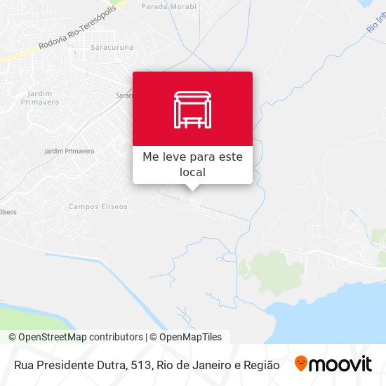 Rua Presidente Dutra, 513 mapa