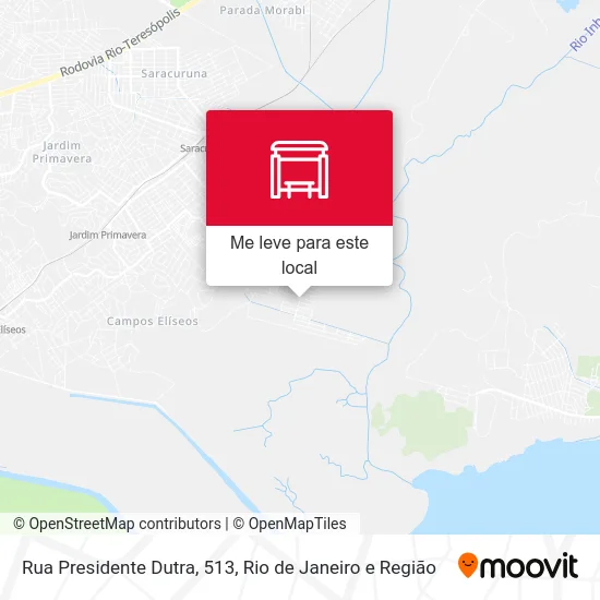 Rua Presidente Dutra, 513 mapa
