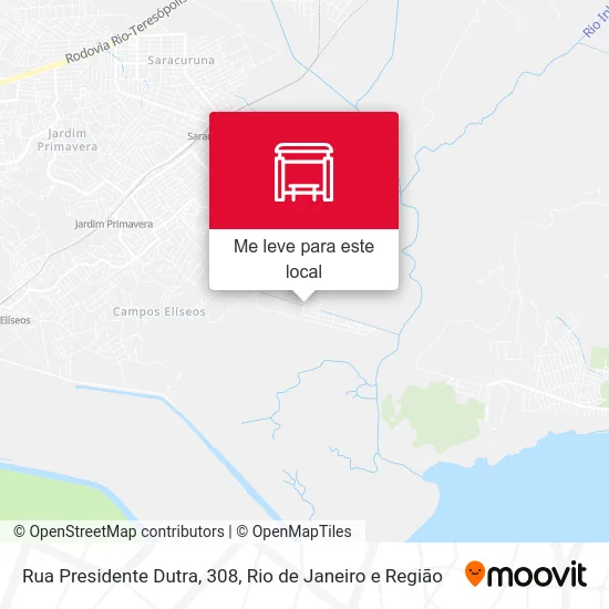 Rua Presidente Dutra, 308 mapa