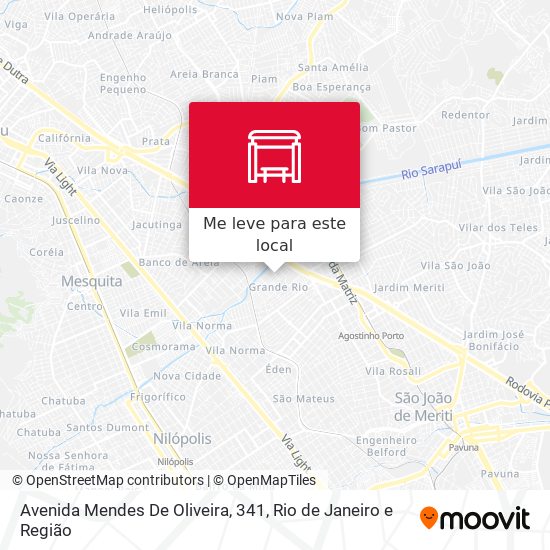 Avenida Mendes De Oliveira, 341 mapa