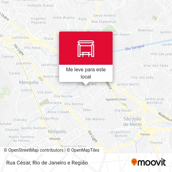 Rua César mapa