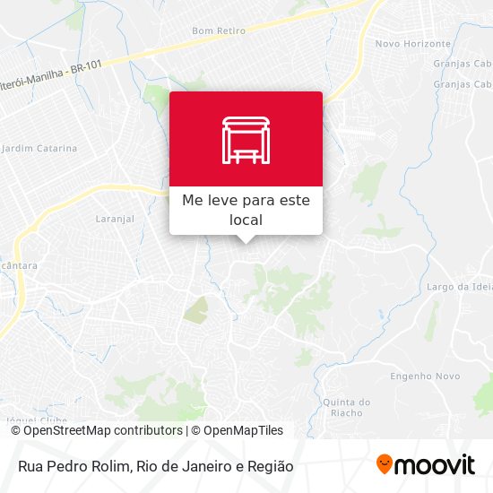 Rua Pedro Rolim mapa