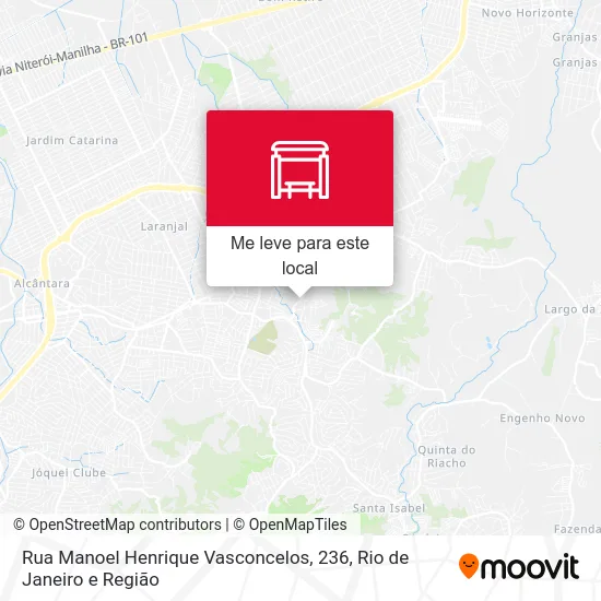 Rua Manoel Henrique Vasconcelos, 236 mapa