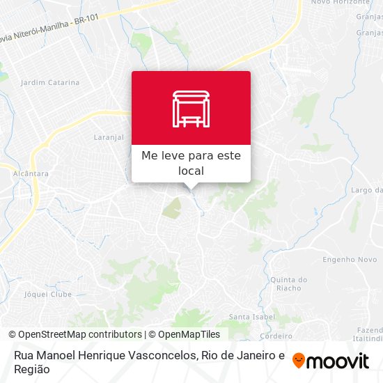 Rua Manoel Henrique Vasconcelos mapa