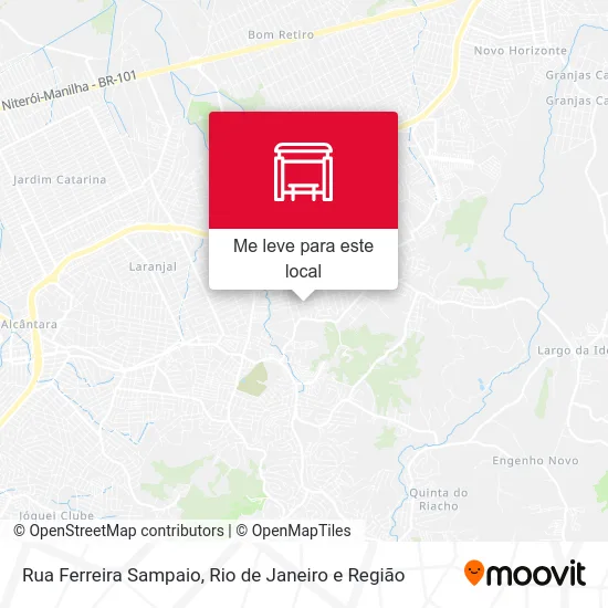 Rua Ferreira Sampaio mapa