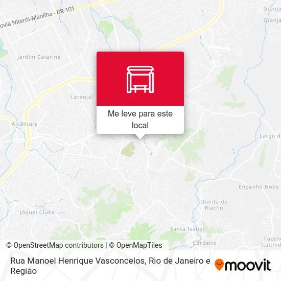 Rua Manoel Henrique Vasconcelos mapa