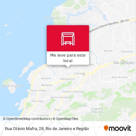 Rua Otávio Mafra, 28 mapa