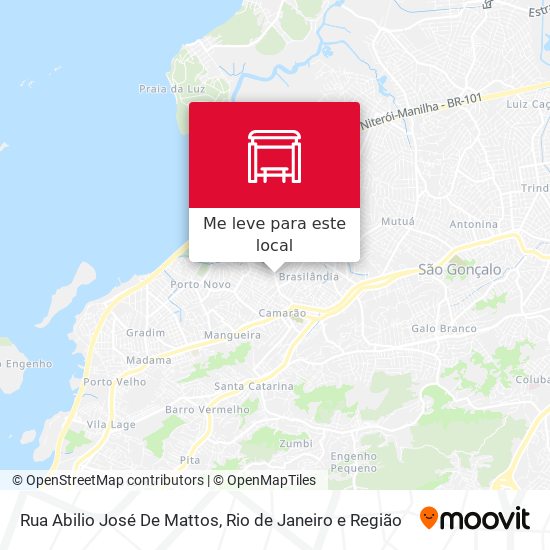 Rua Abilio José De Mattos mapa