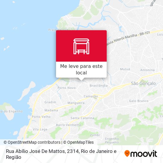 Rua Abílio José De Mattos, 2314 mapa