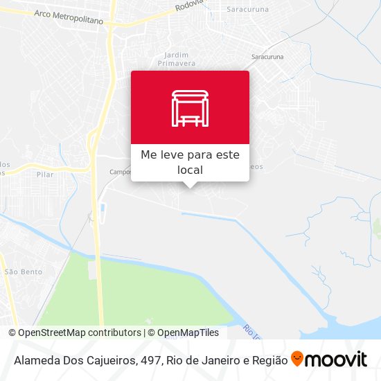 Alameda Dos Cajueiros, 497 mapa
