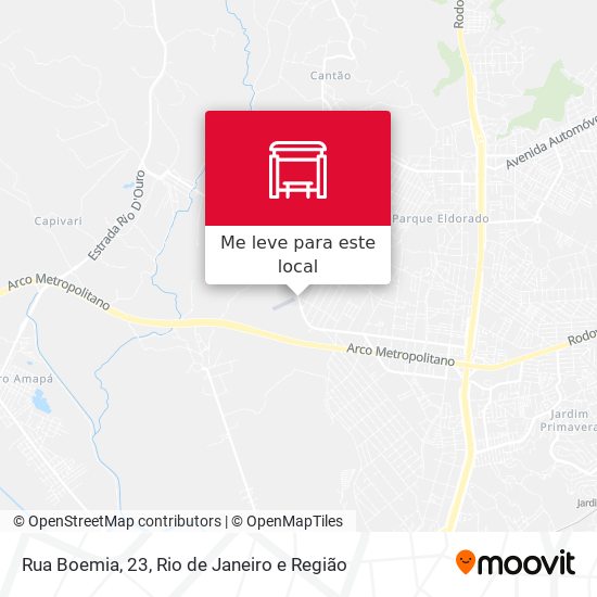 Rua Boemia, 23 mapa