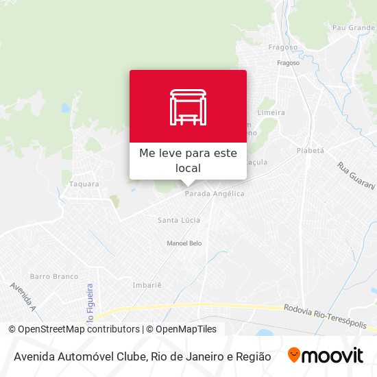 Avenida Automóvel Clube mapa