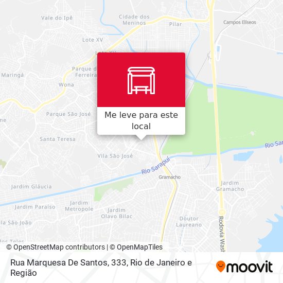 Rua Marquesa De Santos, 333 mapa