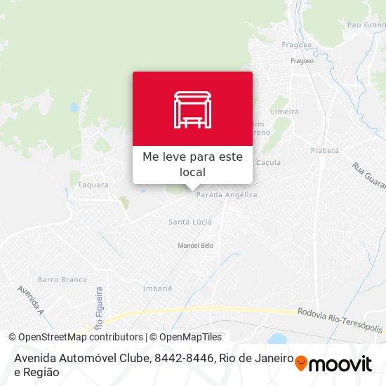 Avenida Automóvel Clube, 8442-8446 mapa