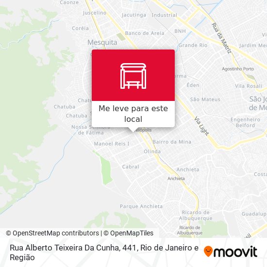 Rua Alberto Teixeira Da Cunha, 441 mapa