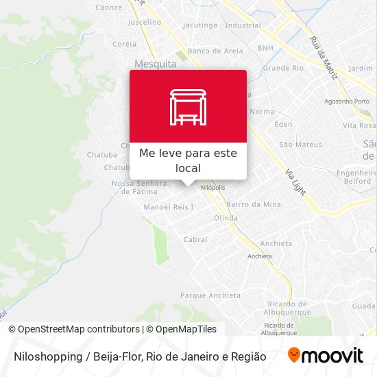 Niloshopping / Beija-Flor mapa