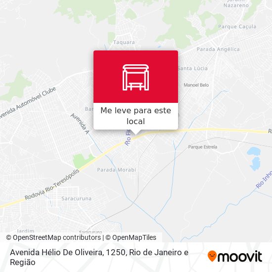 Avenida Hélio De Oliveira, 1250 mapa