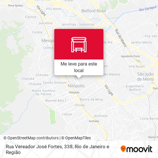 Rua Vereador José Fortes, 338 mapa