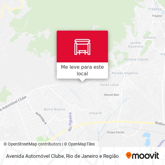 Avenida Automóvel Clube mapa